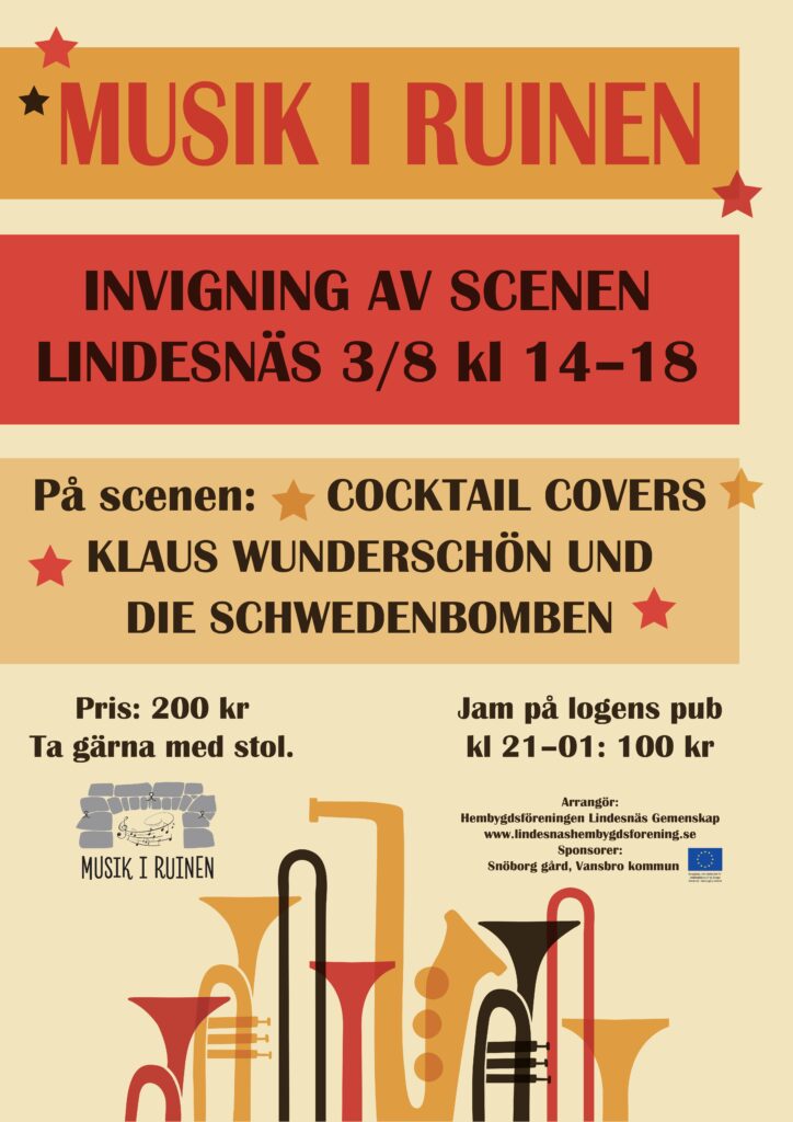 Cocktail Covers i Lindesnäs den 3 augusti